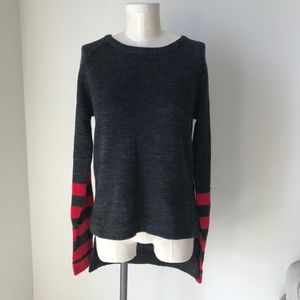 [LF] Seek the Label Red Stripe Sweater Top